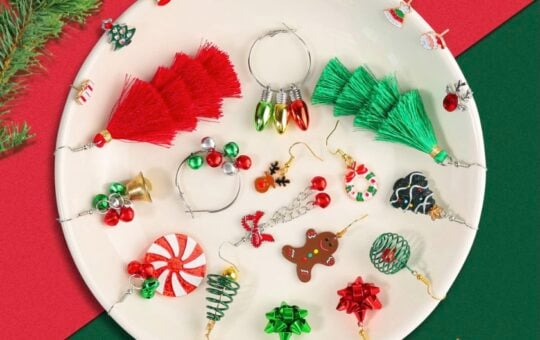 LUYI Christmas Earrings