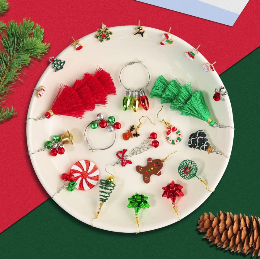 LUYI Christmas Earrings
