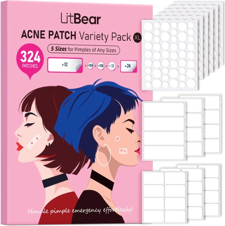 LitBear Pimple Patches