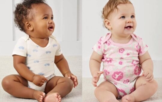 Member's Mark Baby Bodysuits 4 Pack