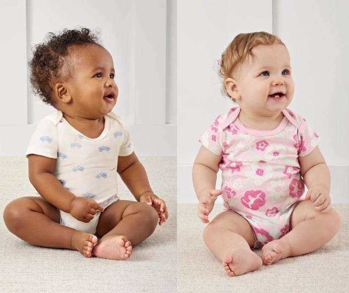 Member's Mark Baby Bodysuits 4 Pack