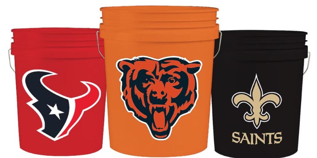 NFL lowes buckets