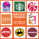 October birthday freebies 2