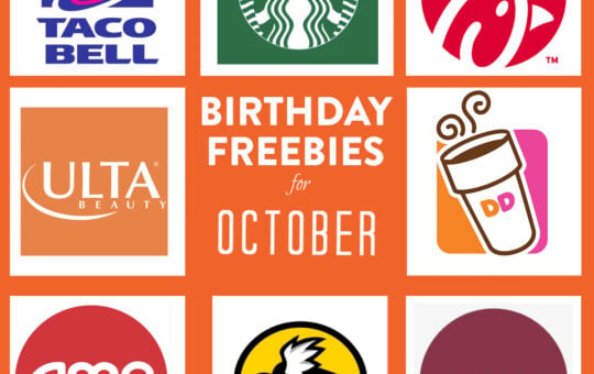 October birthday freebies 2