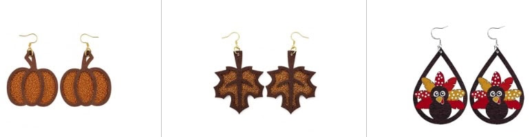 Ohome Fall Thanksgiving Earrings