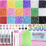 Rhinestones Bedazzling Kit 35000Pcs 18 Essential Colors for Crafts