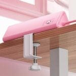 SMALLRT Pink Desk Clamp Power Strip Back