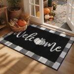 U'Artlines Welcome Fall Pumpkin Door Mat