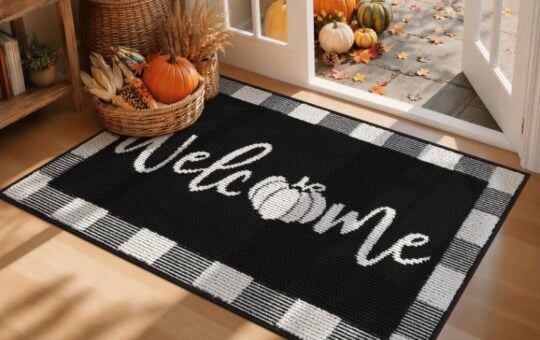 U'Artlines Welcome Fall Pumpkin Door Mat