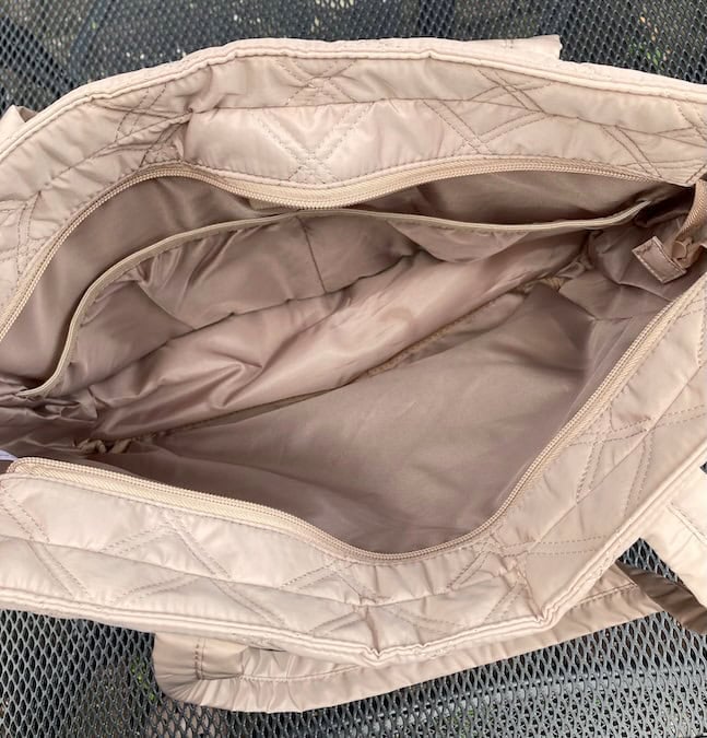 Uselike Puffer Tote Bag Purse Inside