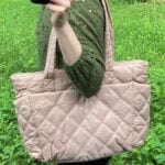 Uselike Puffer Tote Bag Purse Nicole