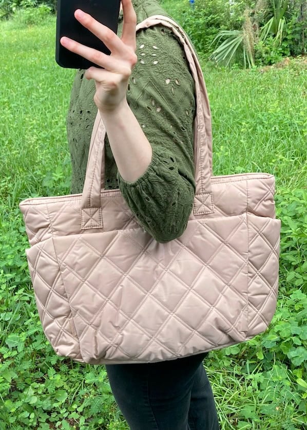 Uselike Puffer Tote Bag Purse Nicole