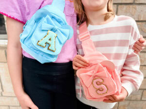Viverte Initial Sling Bag Fanny Packs Disney Laura