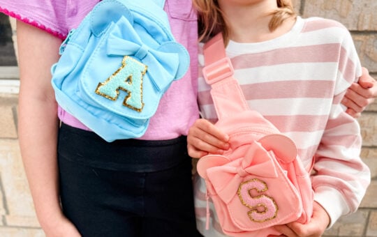 Viverte Initial Sling Bag Fanny Packs Disney Laura