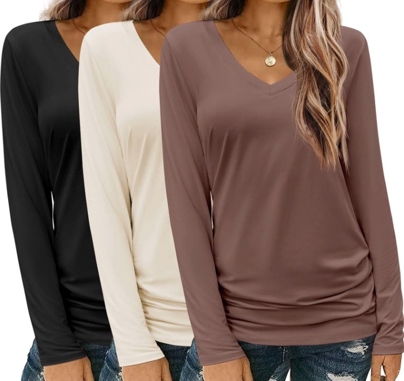 Zeagoo 3 Pack Long Sleeve Shirts