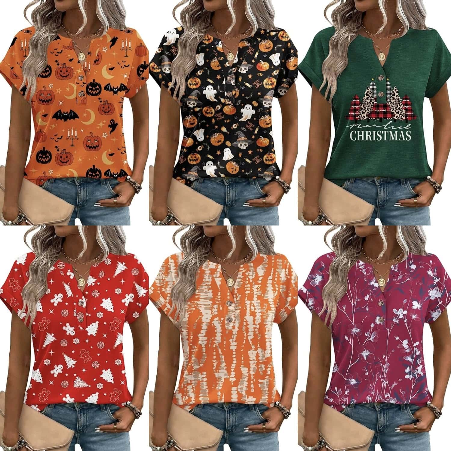 Zeagoo Women Tops Short Sleeve T Shirts