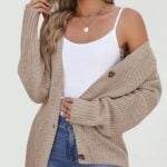 Zeagoo Women's Chunky Knit Cardigan