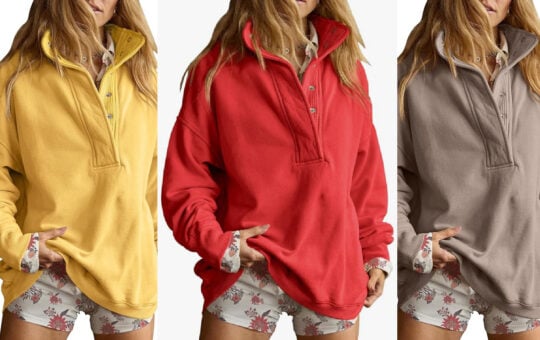amazon sweatshirt snaps