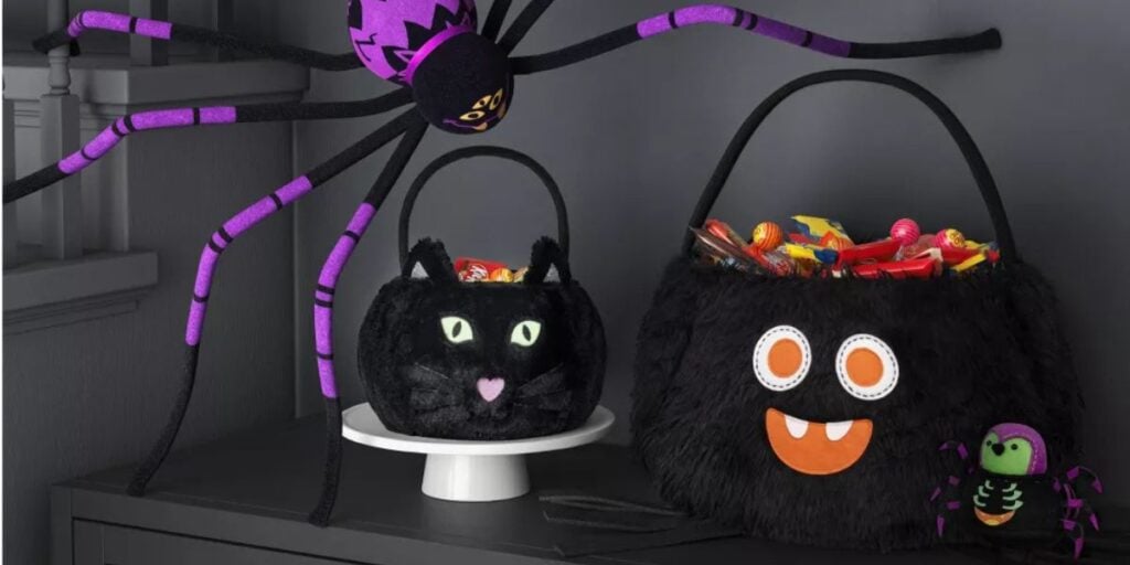 cat trick or treat bag