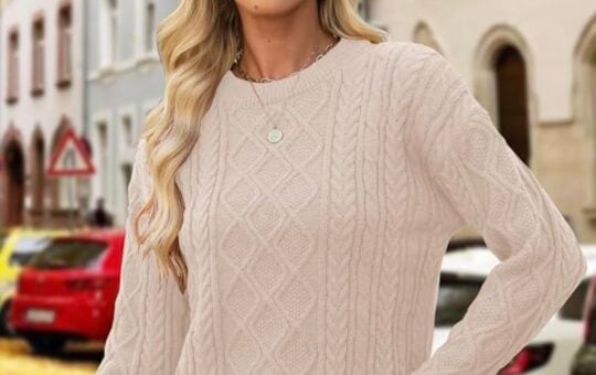 chunky knit sweater mixshe