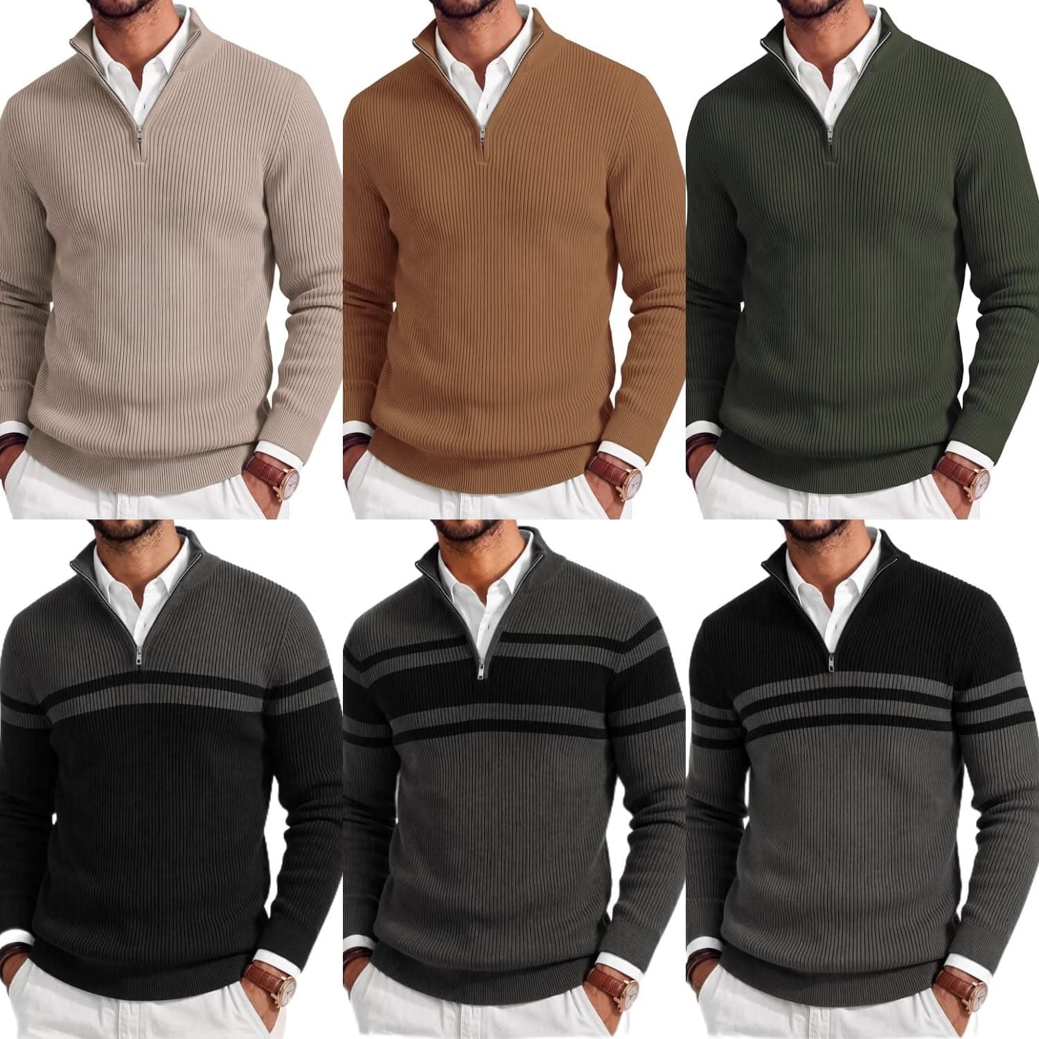 coofandy quarter zip