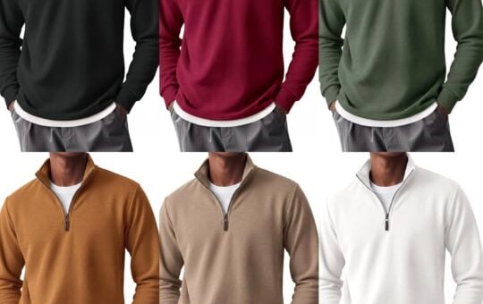 coofandy quarter zip