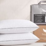 down goose feather pillows swandream 2 pack