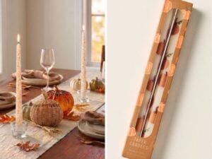 fall taper candle dupe