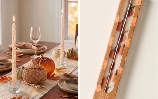 fall taper candle dupe