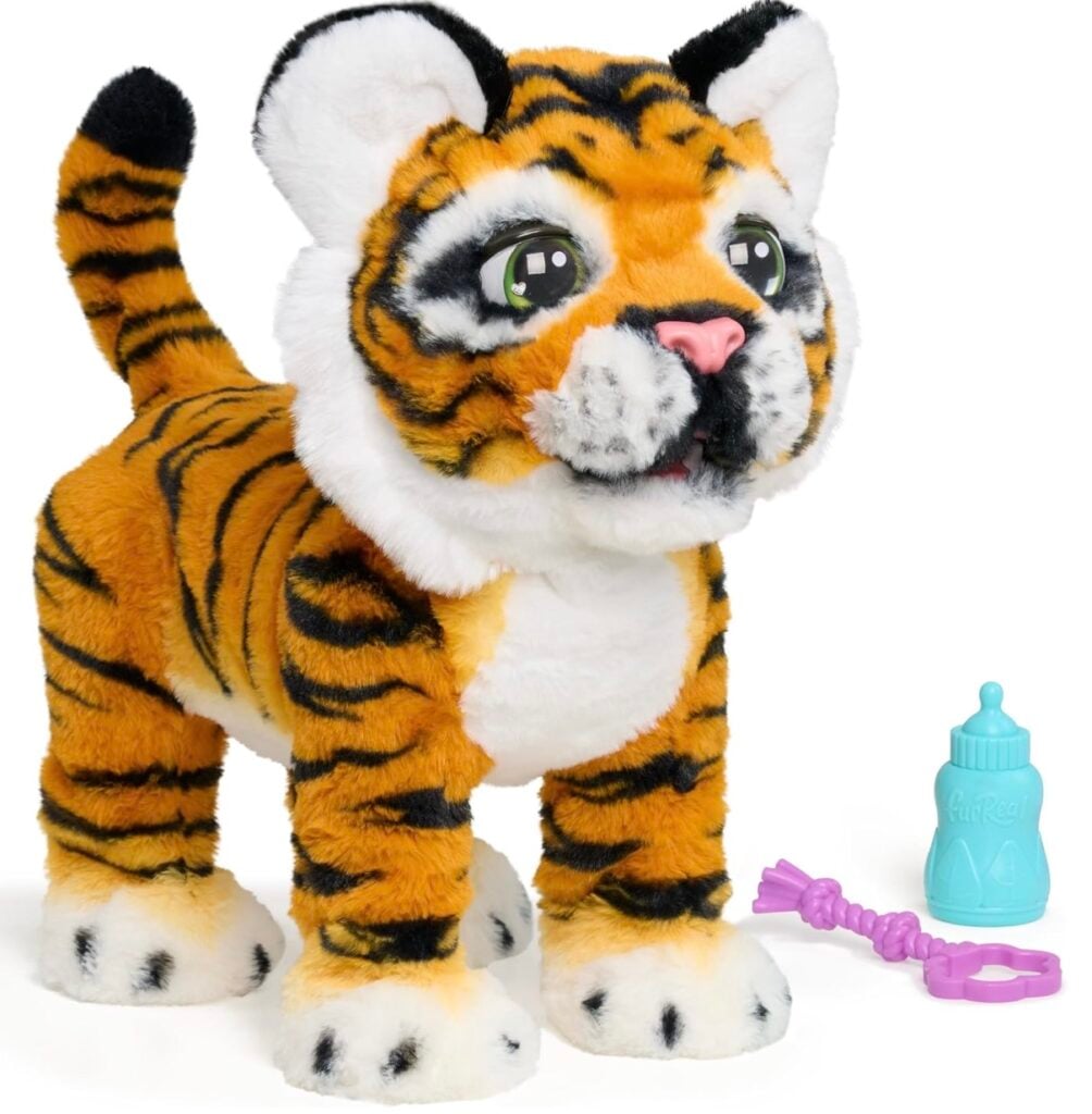 gabby grow & roar plush tiger just play