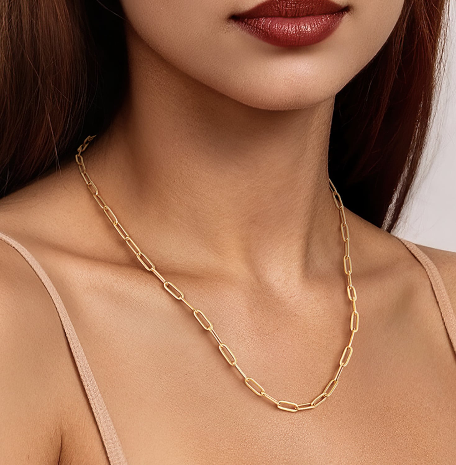 girluky gold paperclip
