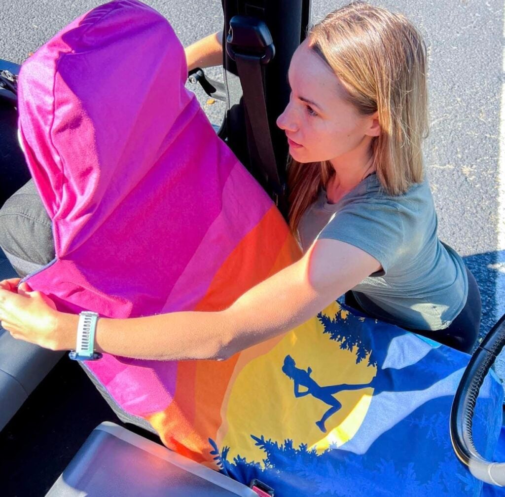 gone for a run car seat cover gone for a run car seat cover