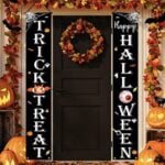 halloween porch sign banner