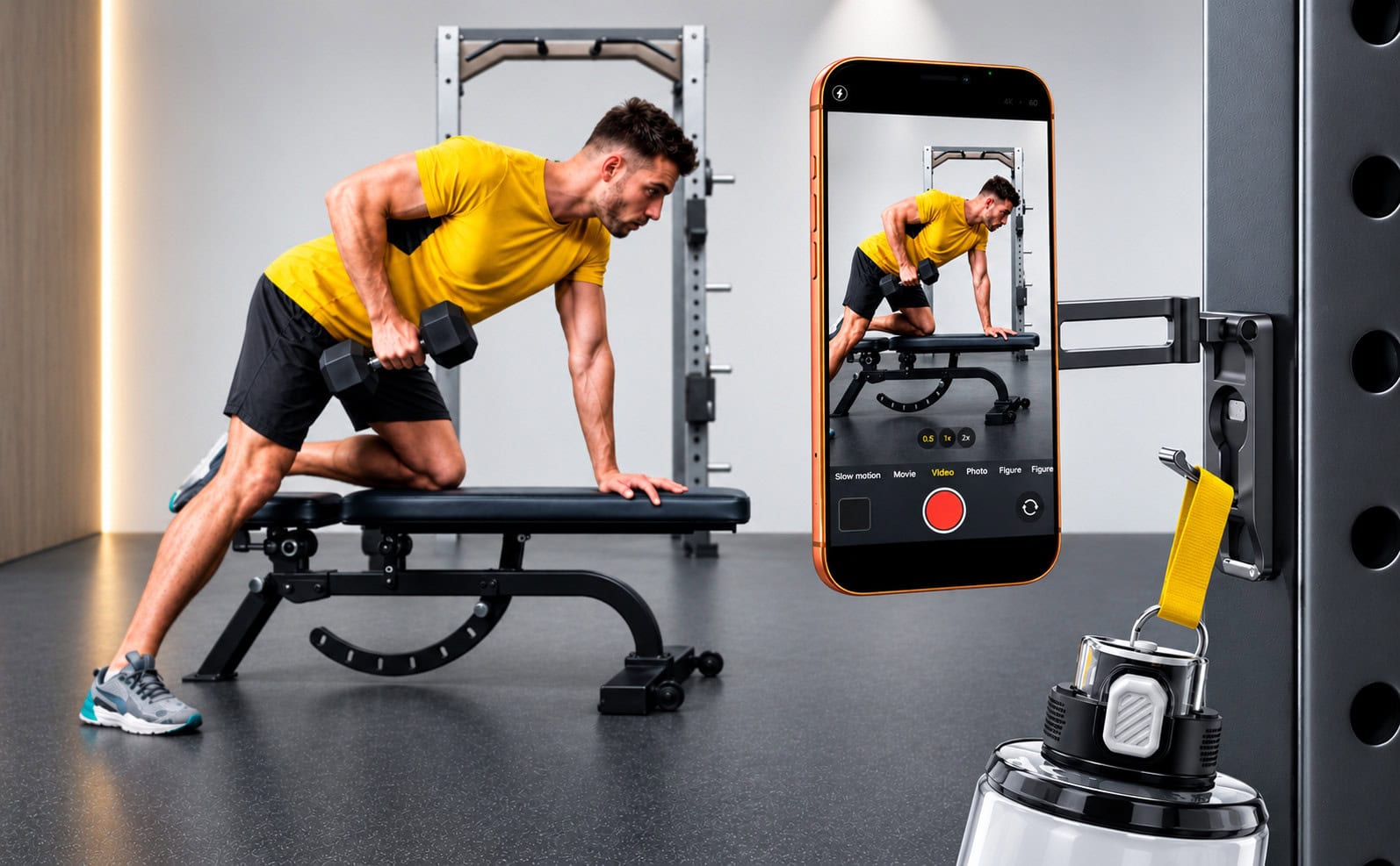 joyroom phone holder gym