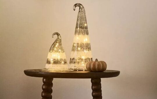 lighted up witch hat