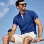 men's polos zity blue