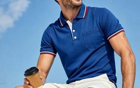 men's polos zity blue