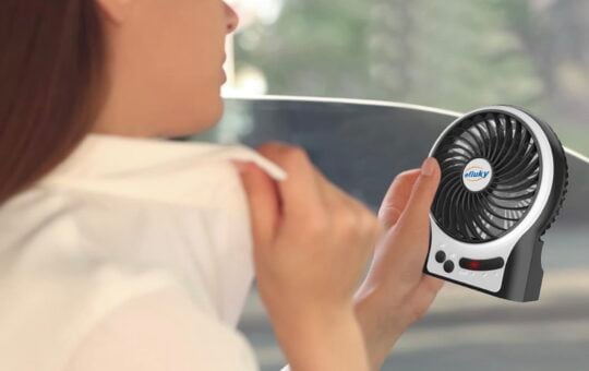 mini desk fan eufley