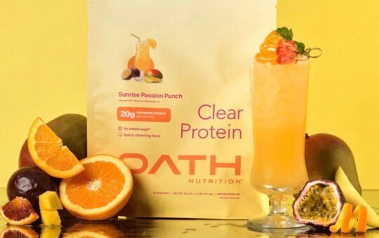 oath nutrition clear protein sunrise passion punch