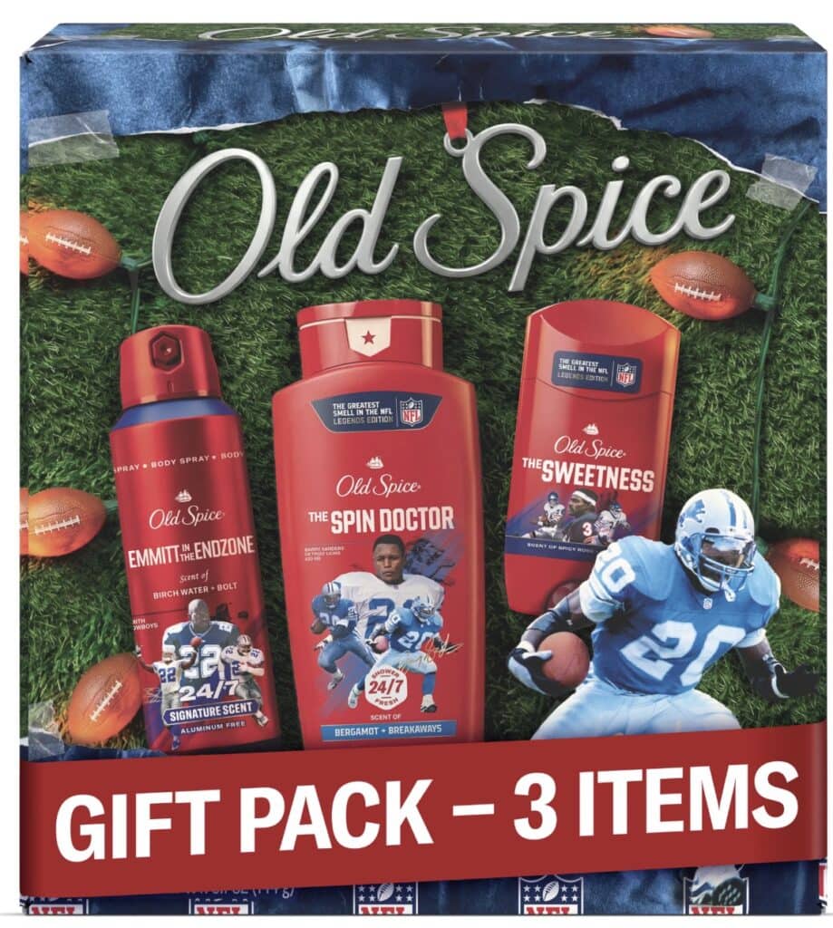 old spice NFL gift pack