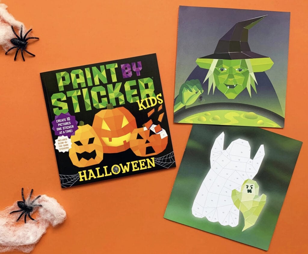 paint by sticker halloween
