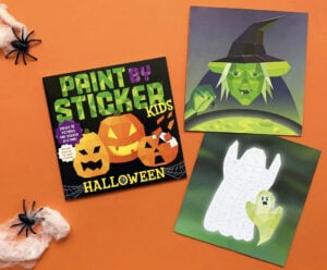 paint by sticker halloween