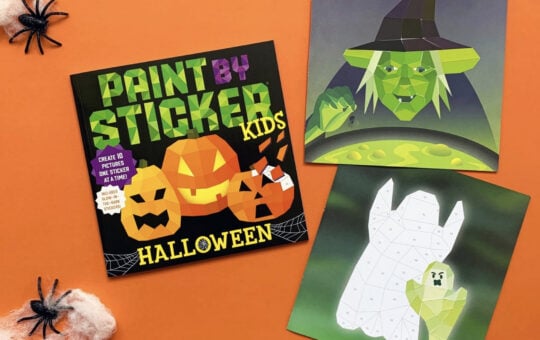 paint by sticker halloween
