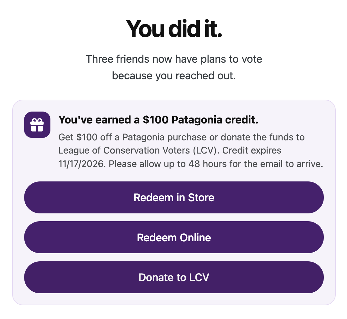patagonia credit