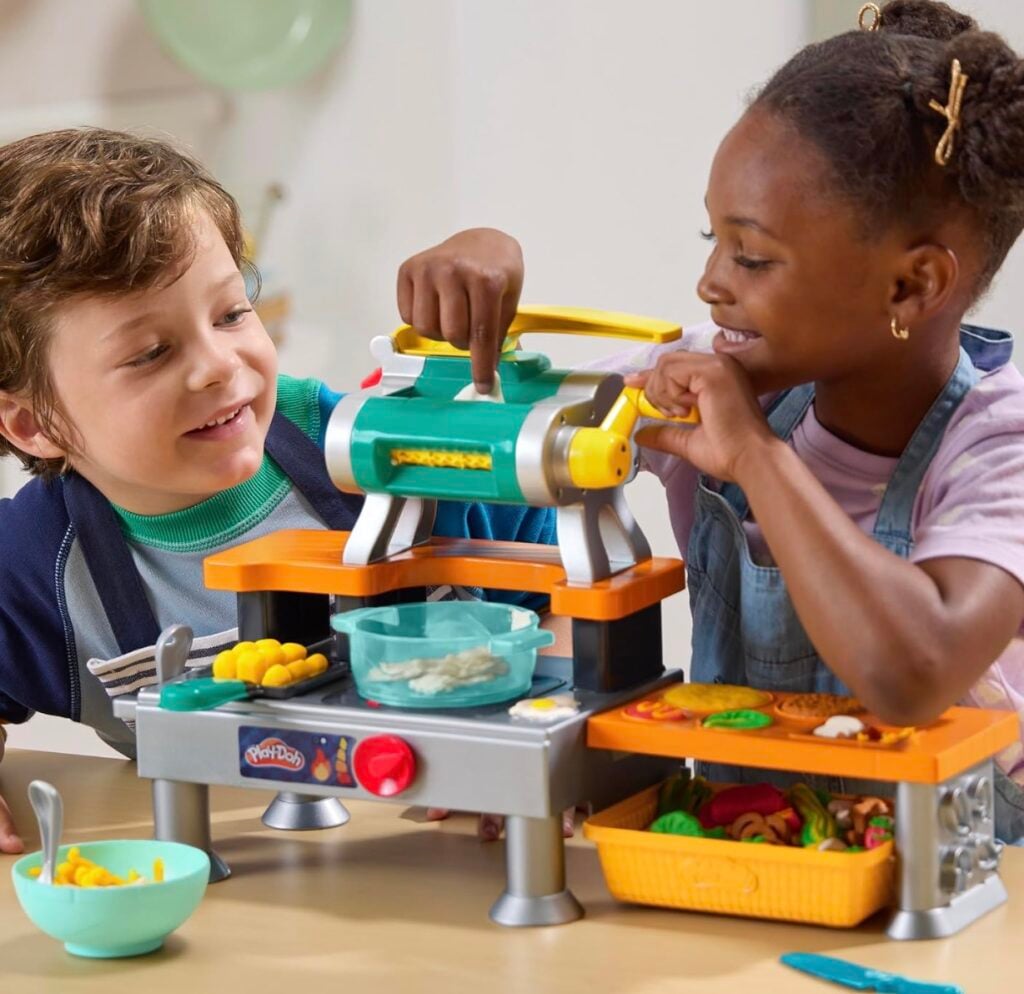 play doh super sizzlin' kitchen playset