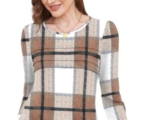 pleated sweater dress ofeefan