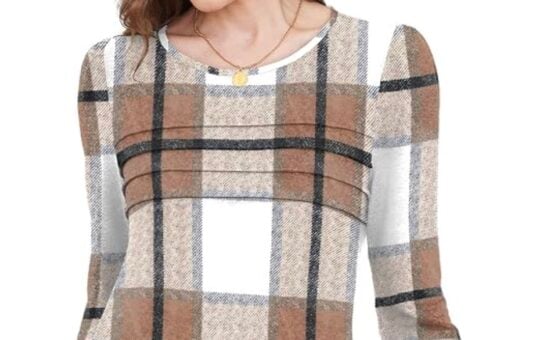 pleated sweater dress ofeefan