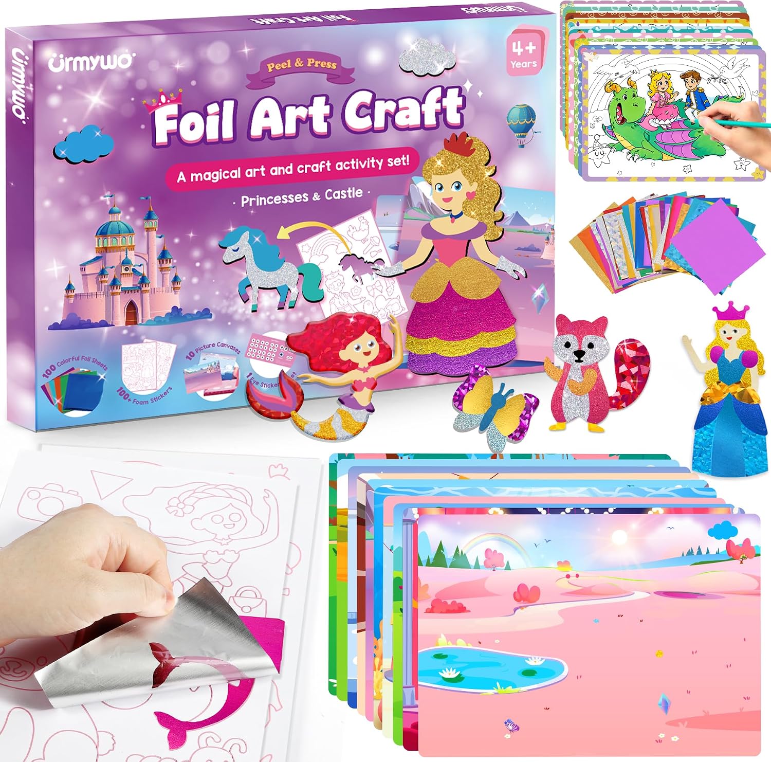 princess foil art princess foil art