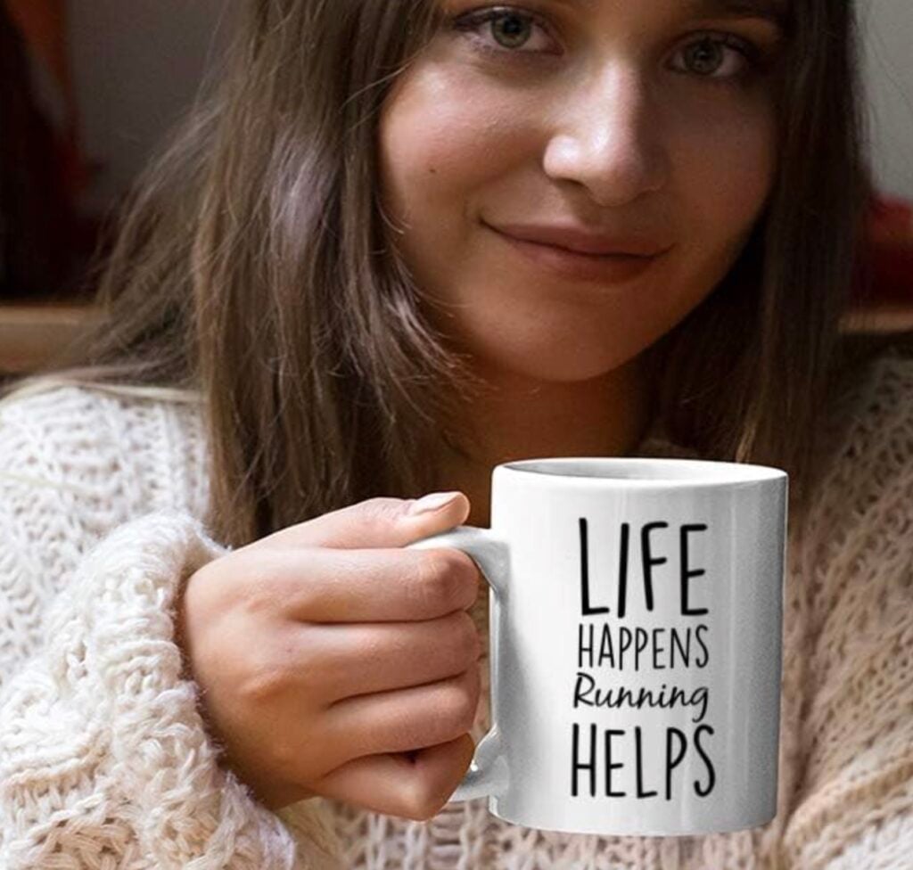 running mug running mug