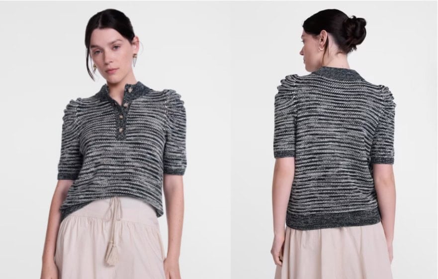scenario puff sleave sweater scenario puff sleave sweater